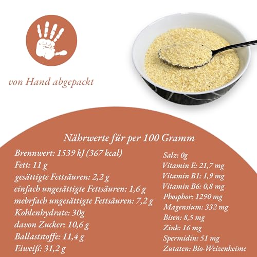 Bio Weizenkeime - vegan, 100% natürlich regionales österreichisches Superfood
