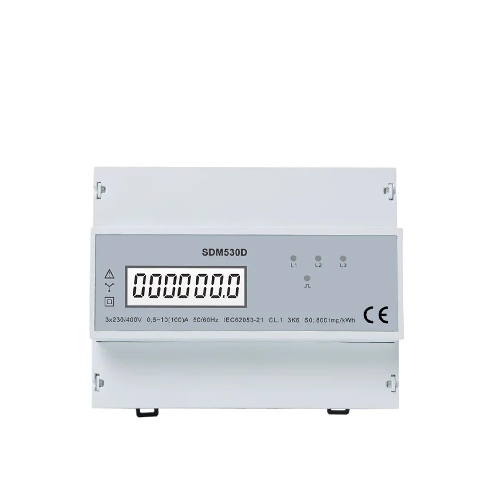 Compteur d'énergie triphasé SDM530D quatre fils pour isoler la consommation des gros appareils