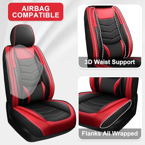 Image of 2 Pcs Front Car Seat Covers Fit for Volkswagen Tiguan Limited 2017-2018