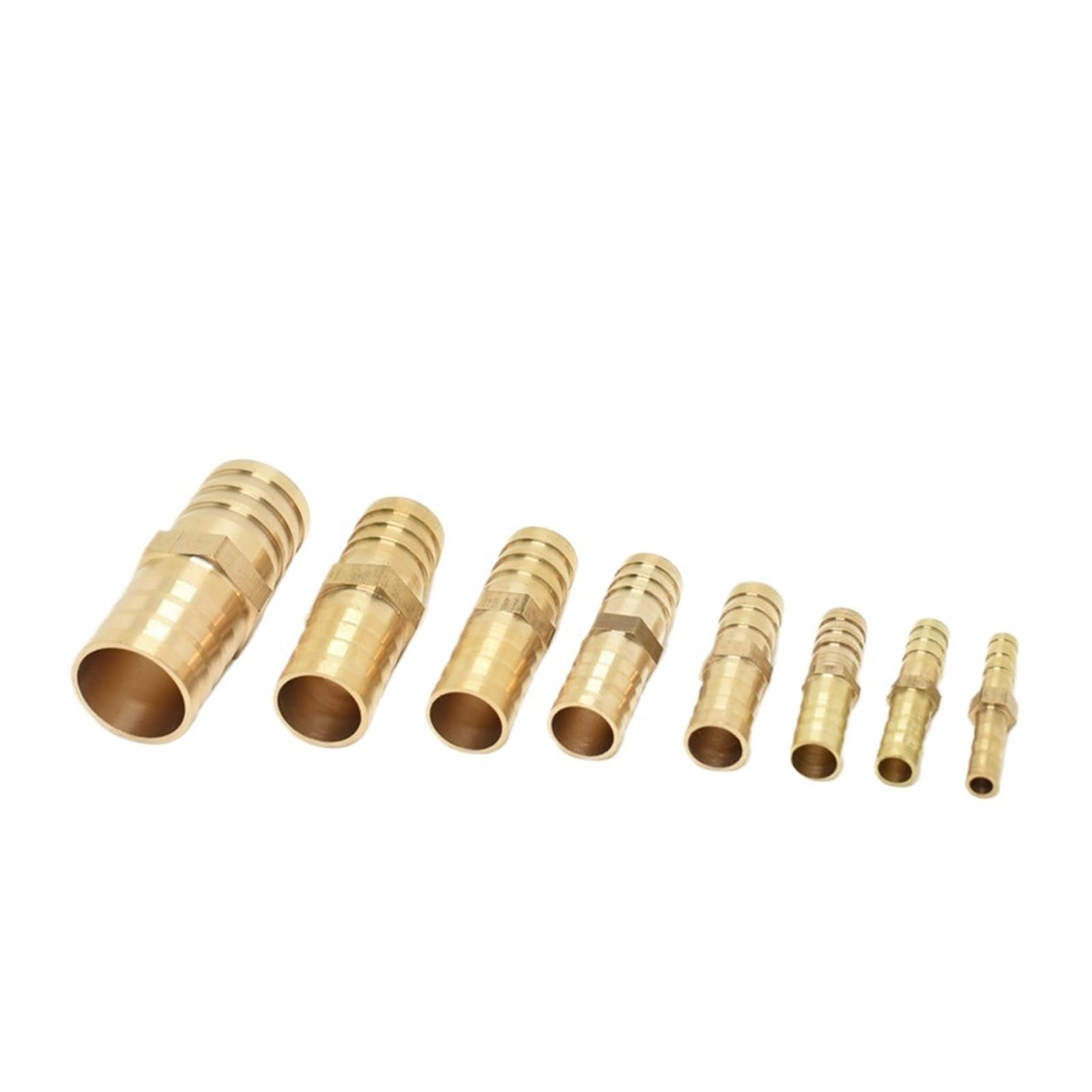 Liuch One Color Brass Straight Hose Pipe Fitting Equal Barb Gas Copper Barbed Coupler Connector Adapter 3Mm 4Mm 6Mm 8Mm 10Mm 12Mm 14Mm 19Mm 25Mm(16Mm-16Mm)