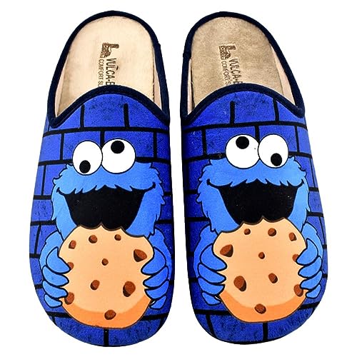 VULCA-BICHA S.L. - Zapatillas de casa Monstruo 129531 Sintético Hombre Color: Marino Talla: 43