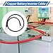 VekAuto 1 Pcs Battery Inverter Cable 10 AWG Gauge 1.5FT 3/8