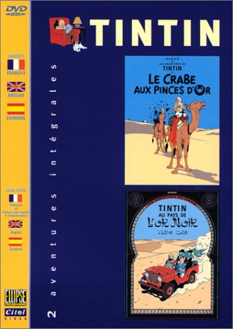 Tintín y sus grandes aventuras francesas en DVD: El cangrejo de oro y El país del oro negro