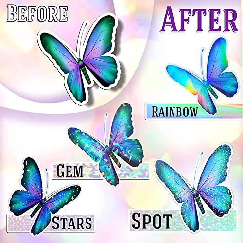 Midautoo 24 Sheets Vinyl Sticker Paper For Inkjet Printer - Printable Glossy Sticker Paper And Holographic Laminate Sheets #TOP6