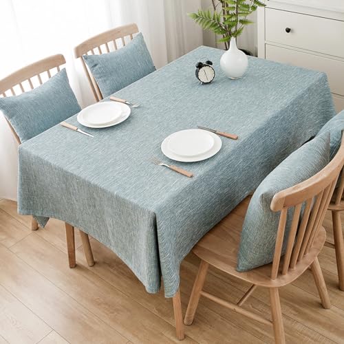 Nappe rectangulaire en coton et lin 60x60 cm pour table - 2