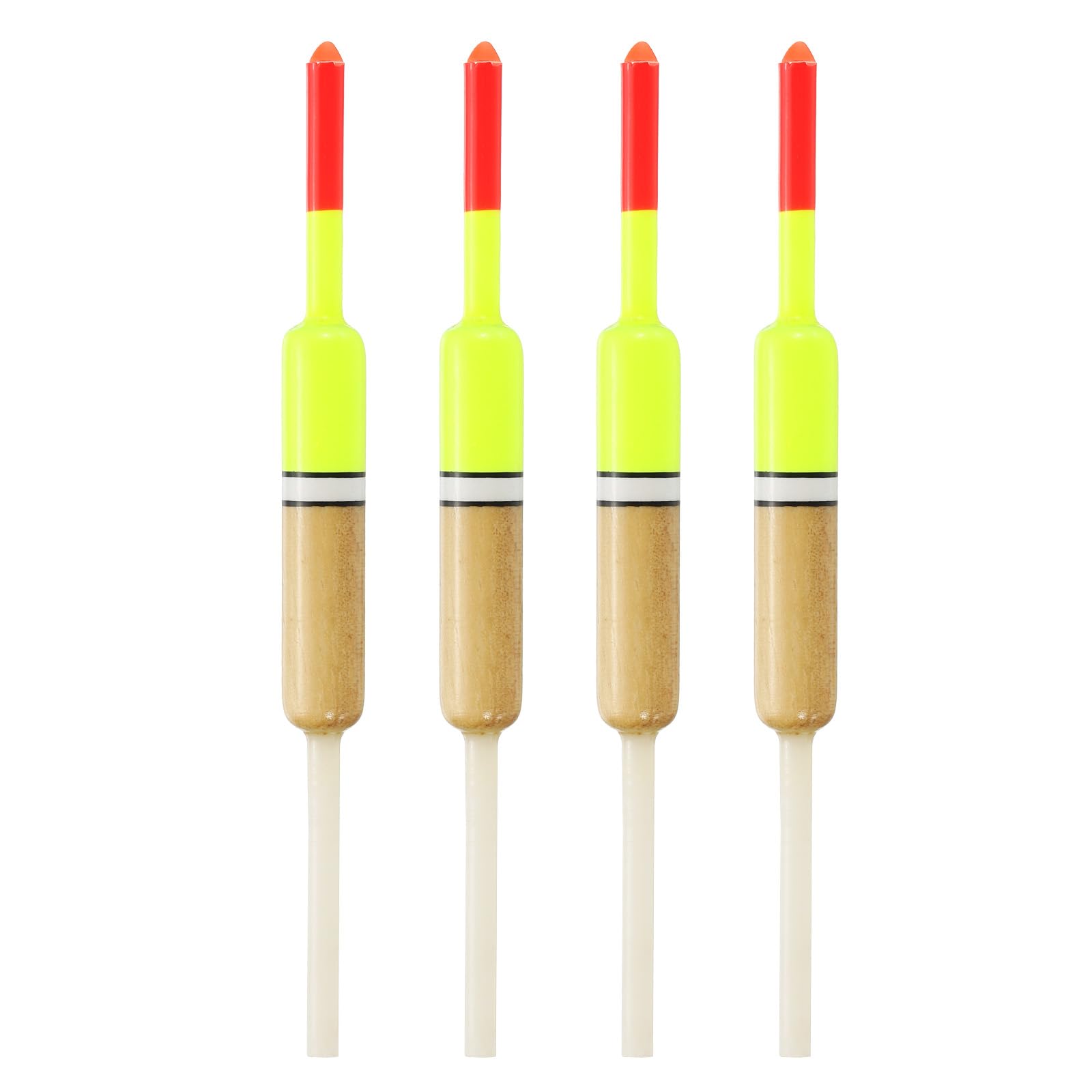 PATIKIL Fishing Floats Rigs, Fishing Bobbers Stick Slip Bobbers Fishing Accessories with Buoyant Balsa Wood Body