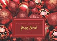 CHRISTMAS 2019 Guest Book : Keep the Happy Holiday Memories Alive Space for 60 Guests, 32 Pages 1670074706 Book Cover