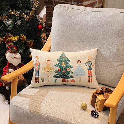 Nutcracker Christmas Throw Pillow Cover – Festive Sofa Decor - Image 4