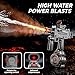 Funwee 2025 New Electric Water Gun with Type-C Charging Port, Foggy Effect Water Guns for Adults & Kids Ages 8-12, Powerful Automatic Squirt Gun Shooting 100+ Times, Long Range Water Blaster(Black)