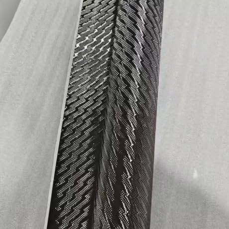 3k240g Genuine Carbon Fiber Lightning Wavy Pattern Carbon Fabric for Automotive modifications, Interior, Exterior, and Mirrors. (Black, 0.5mx1m)