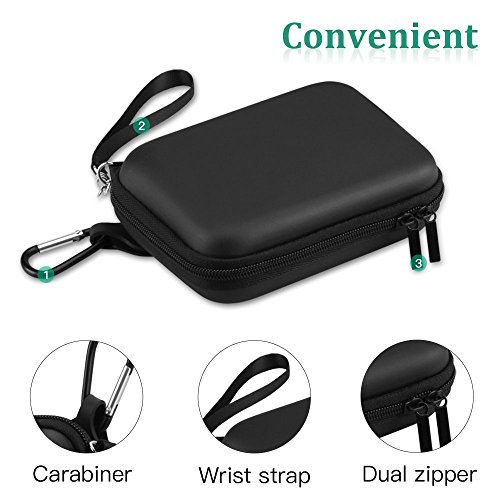 Agptek Eva Waterproof Hard Drive Case For Ravpower Filehub Western Digital Wd Elements My Passport Canvio Basics Seagate Backup Plus Slim 1Tb 2Tb Usb 3.0, Portable 2.5" External Hard Drive Travel Bag #TOP3