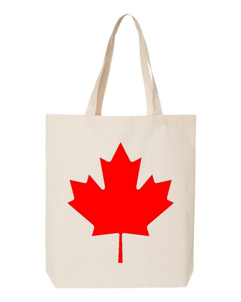 Amazon.co.jp: shop4ever Canada Maple Leafコットントート