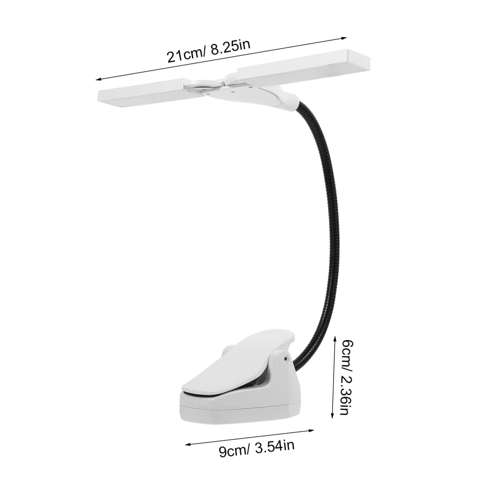 YARNOW Clip Stand Light Piano Lamp Led Book Light Reading Lamp Easy to Install Perfect for Piano Random Color
