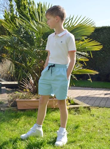 Image of Cozople Boys Swim Trunks Compression Liner Swim Shorts Quick Dry Bathing Suit with Boxer Brief Swimwear 2-20T