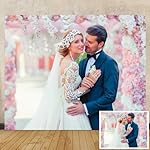 Custom 8x8ft Custom Backdrop Personalized Photo Backdrop with Picture Backdrop for Photography, Gift for Christmas, Birthday, Wedding, Graduation, Valentine's Day (96x96in) - Image 5
