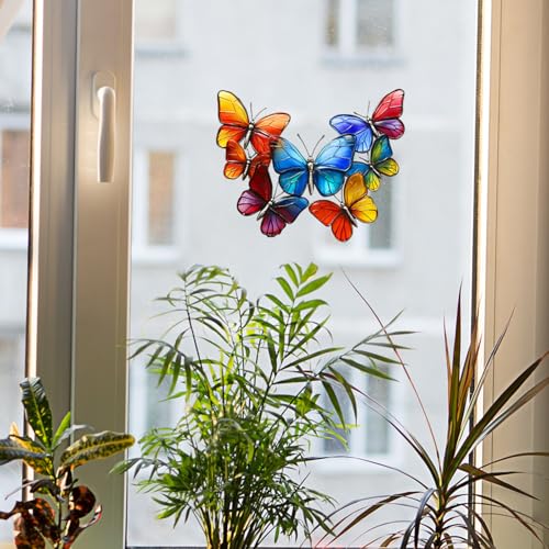 Vinilos decorativos mariposas 3D removibles, impermeables miniatura 5
