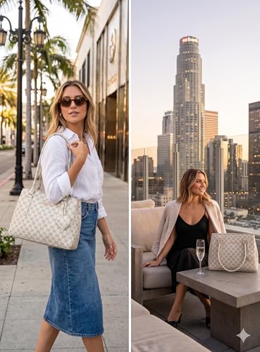 Image of Fostelo Women's Riverside Satchel Tote Handbag for Women | Ladies Purse | Stylish Shoulder Bag | Gift For Women