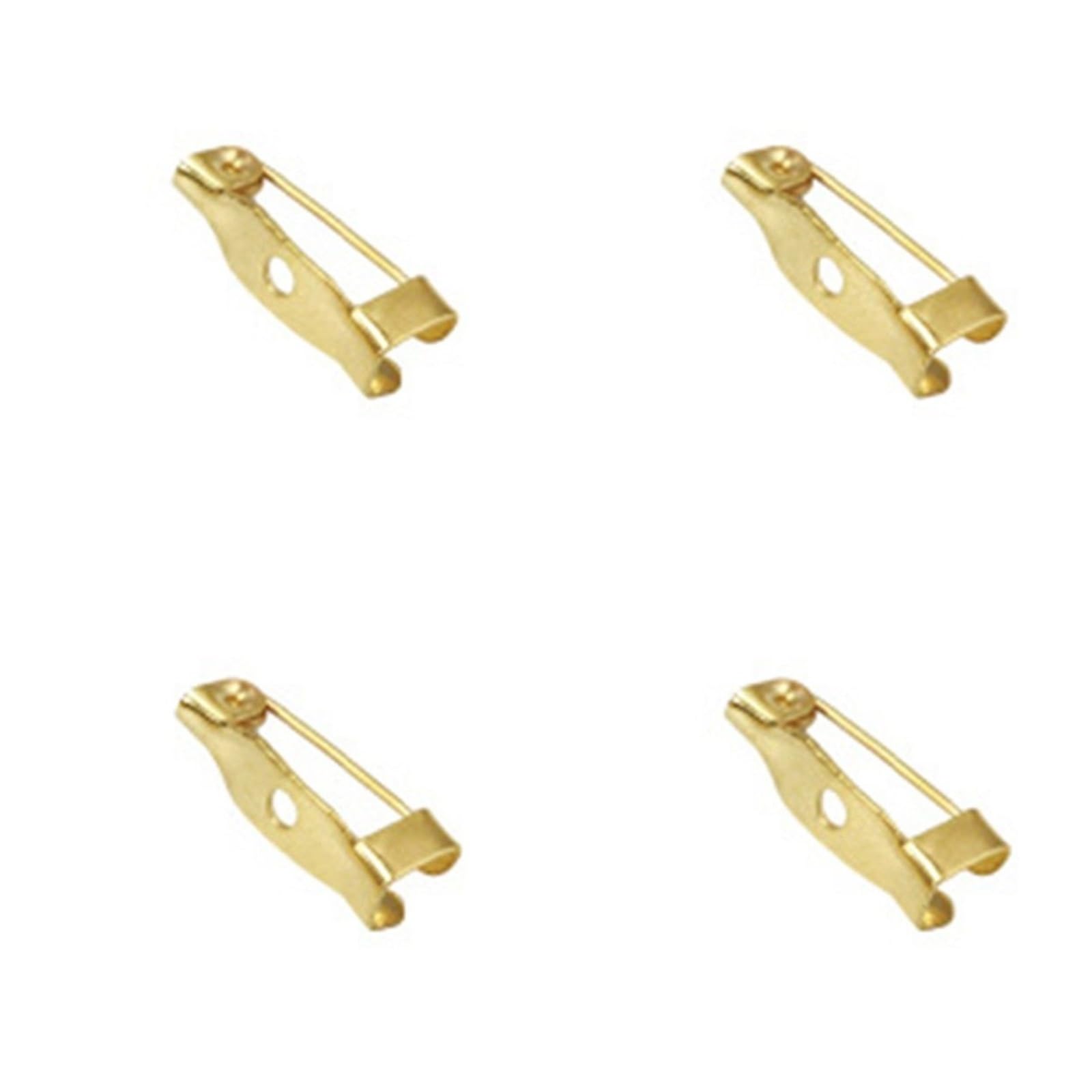 200 szt. Broszka Pin Backs Klamra Szycie DIY Ocena Biżuteria Akcesoria(200pcs 1.5 cm)