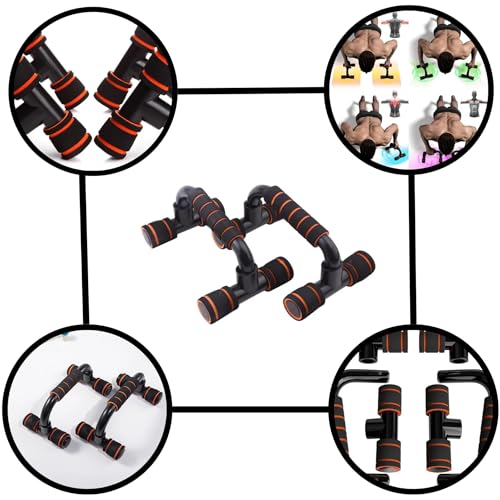 Push Up Bars Stands with Cushioned Foam Handles, Non Slip Pushup Handles for Strength Training, Home & Gym Workout Equipment - Image 4