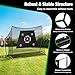 MoKo Golf Net, 10 x 7ft Golf Practice Net with 2 Targets, Portable Hitting Nets for Backyard Garage Indoor, Improve Swing Putting Pitching, Gift for Men & Golfer