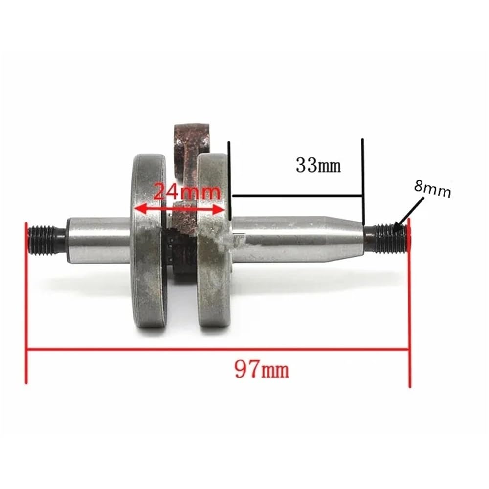 Cigüeñal Apto para HS82T HS81T HS86R HS87T HS87R Cortasetos desbrozadora Piezas de Eje de manivela