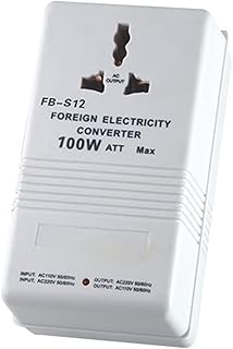 Transformador de energia conversor de tensão portátil passo para cima/para baixo (220V para 110V, 110V para 220V) Adaptador de plugue de viagem Essentials Soquete universal, 100W