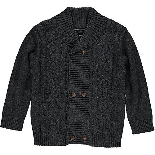 Nautica Little Boys' Double Breasted Shawl Collar Cardigan