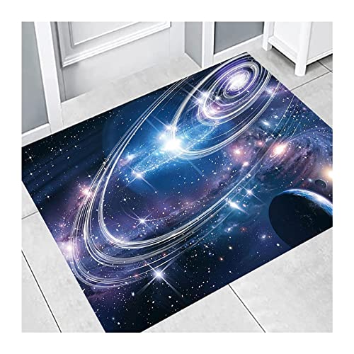 AGLZWY Tapete Diseño Moderno Antideslizante Durable Almohadilla Sala Investigacion Cientifica Decoración Piso Bloc Patrón Celestial para Sala Investigación Proyeccion