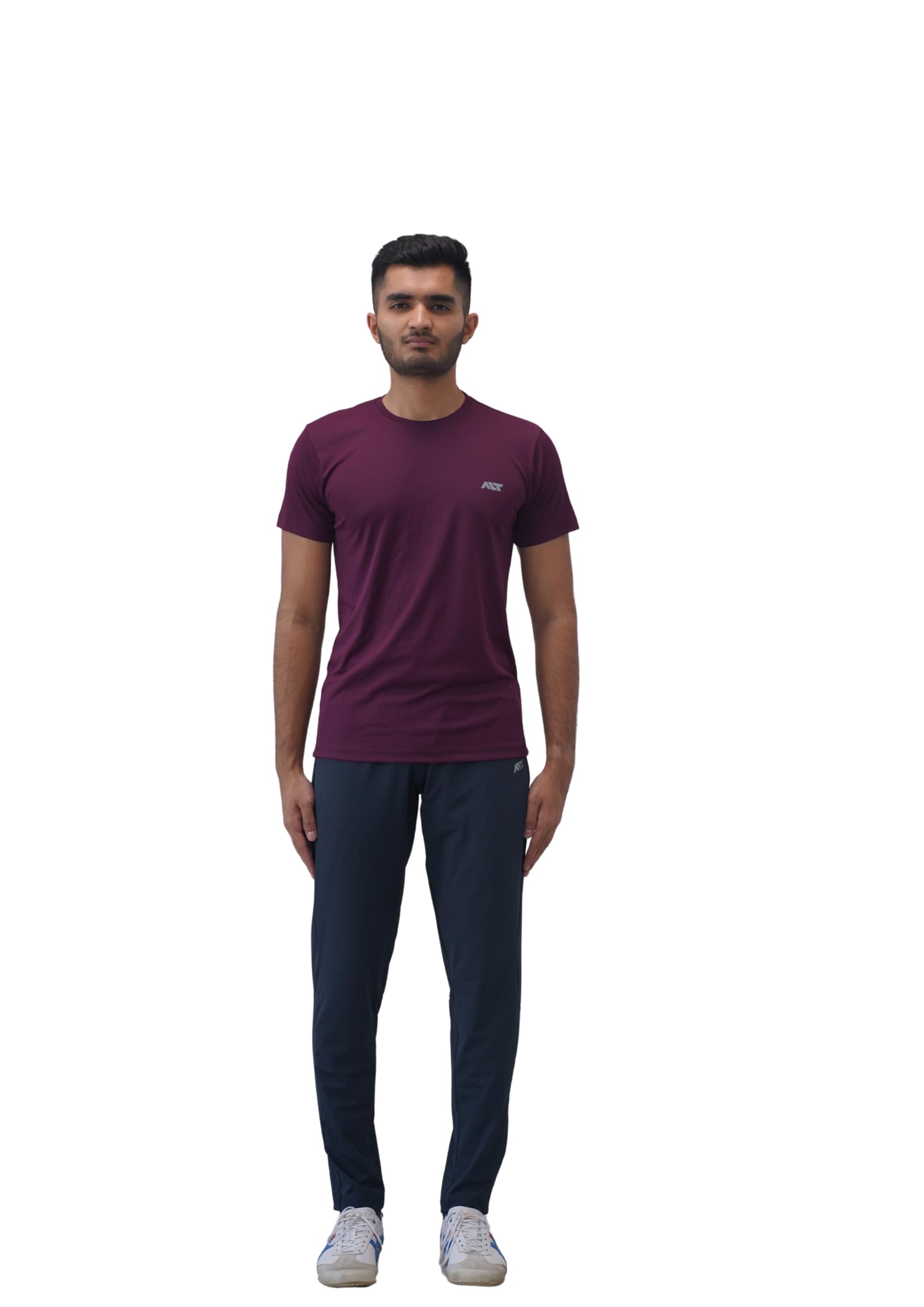 alt thealtculture Men Round Neck T-Shirt & Track Pants Set, Polyester Stretchable Tracksuit for Running, Gym, Sports & Casual Wear, Comfortable Fit with Pockets, Workout & Walking-picture-34