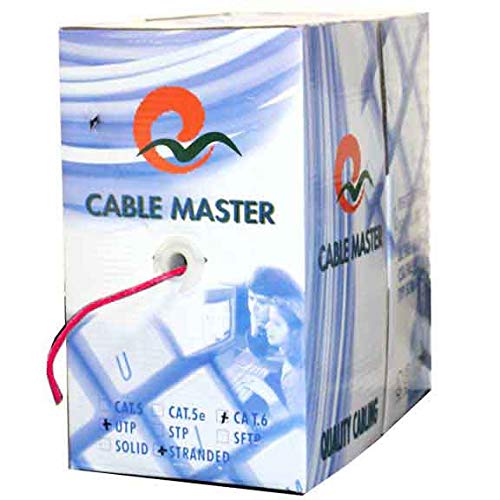 Cable de red Cat 6 UTP 1000 ft 24 AWG miniatura 1