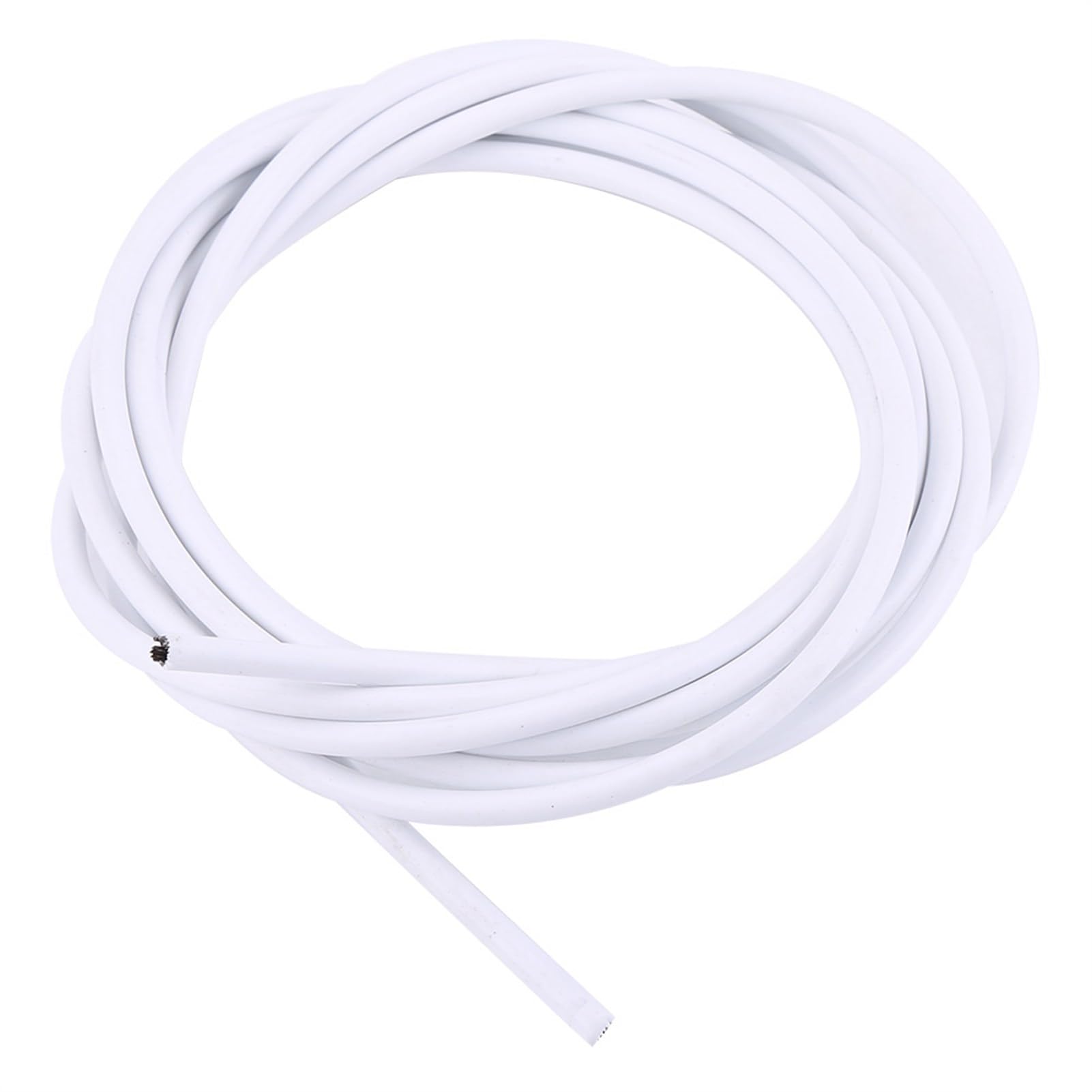 Bicycle Brake Cable, 4mm Universal Bike Shifting Housing Kit, Bicycle Brake Cable Replacement Accessory Wires for Mountain and Road Bike (White)