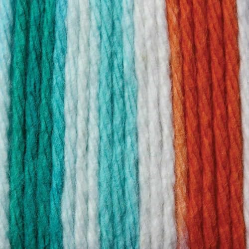 Image of Lily Sugar 'N Cream The Original Ombre Yarn, 2oz, Gauge 4 Medium, 100% Cotton, Ahoy - Machine Wash & Dry
