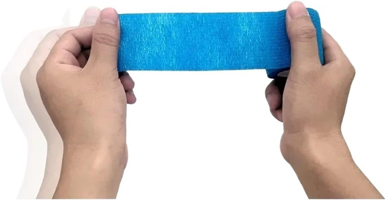 Elastic Bandage 1/6/10 Rolls Self Adhesive Elastic Bandage Breathable Kinematic Tape Wrapped Finger Wrist Ankle Stretch Bandage