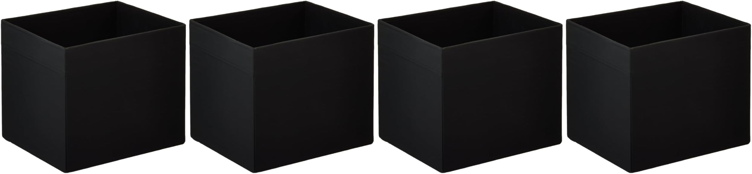Ikea DRONA BLACK Storage Box 33 x 38 x 33 cm for EXPEDIT Shelving Unit SET OF FOUR