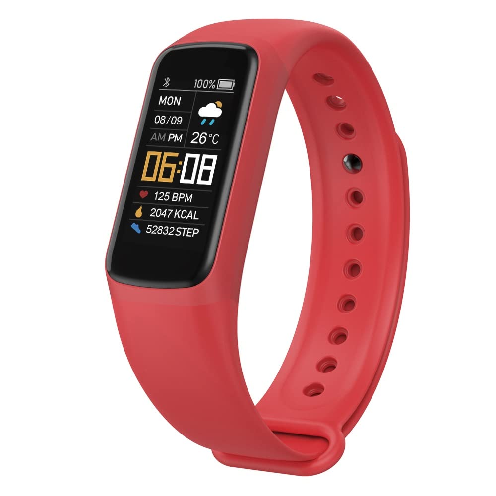 Fitness Tracker with Step Counter/Calories/Stopwatch, Activity Tracker, Health Monitor with Heart Rate Monitor, Sleep Monitor, Fitness Watch for Women Men Kids