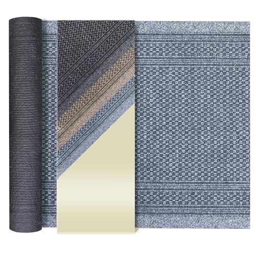 Tapis au mètre robuste AZTEC gris clair l'élégance de passage durable - 2