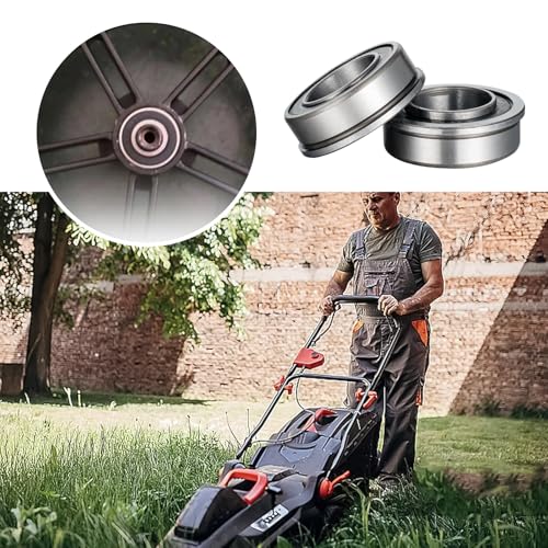 COZERI 4PCS 20x35x11mm Kugellager Sackkarre Schubkarren Lager F6003-20-2RS Flanschkugellager, Hochwertige Kugellager für Schubkarren, Gartenwagen, Maschinen, Transportfahrzeuge und Industrieanlagen