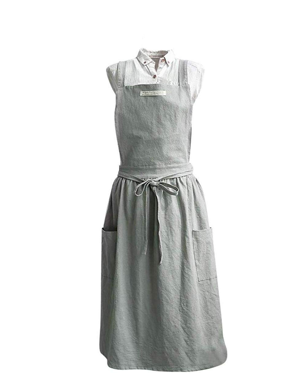 Apron Women Girl Chefs Cooking Kitchen Baking Coffee Flower Shop BBQ Cosplay