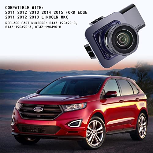 Image of Rear View Backup Camera Replacement for Ford Edge 2011 2012 2013 2014 2015 Lincoln MKX 2011 2012 2013 Reversing Parking Assist Camera Replaces# BT4Z-19G490-B FL1T-19G490-AC