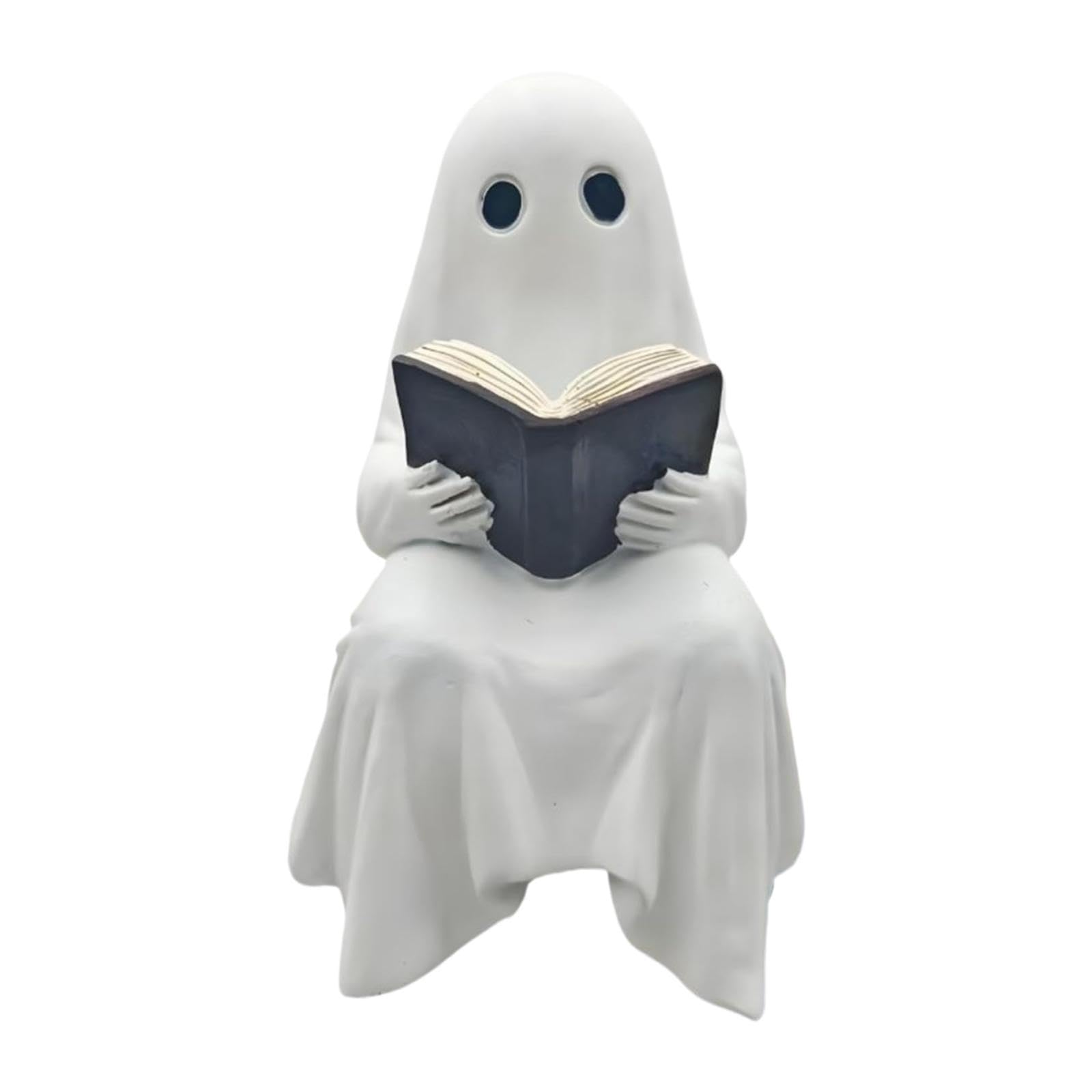 Décoration sculpture résine livre original et figurine Halloween ludique pour la maison