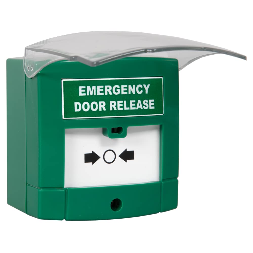Asec Green Emergency Door Release Double Pole