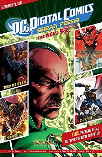 Cover of DC Digital Comics Sneak Peeks: 9/14/11