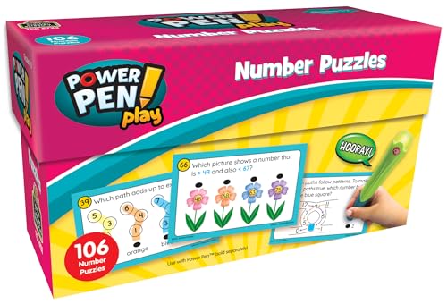 Puzzles numérotés 1-2 ans Power Pen Play TCR6722 éveil