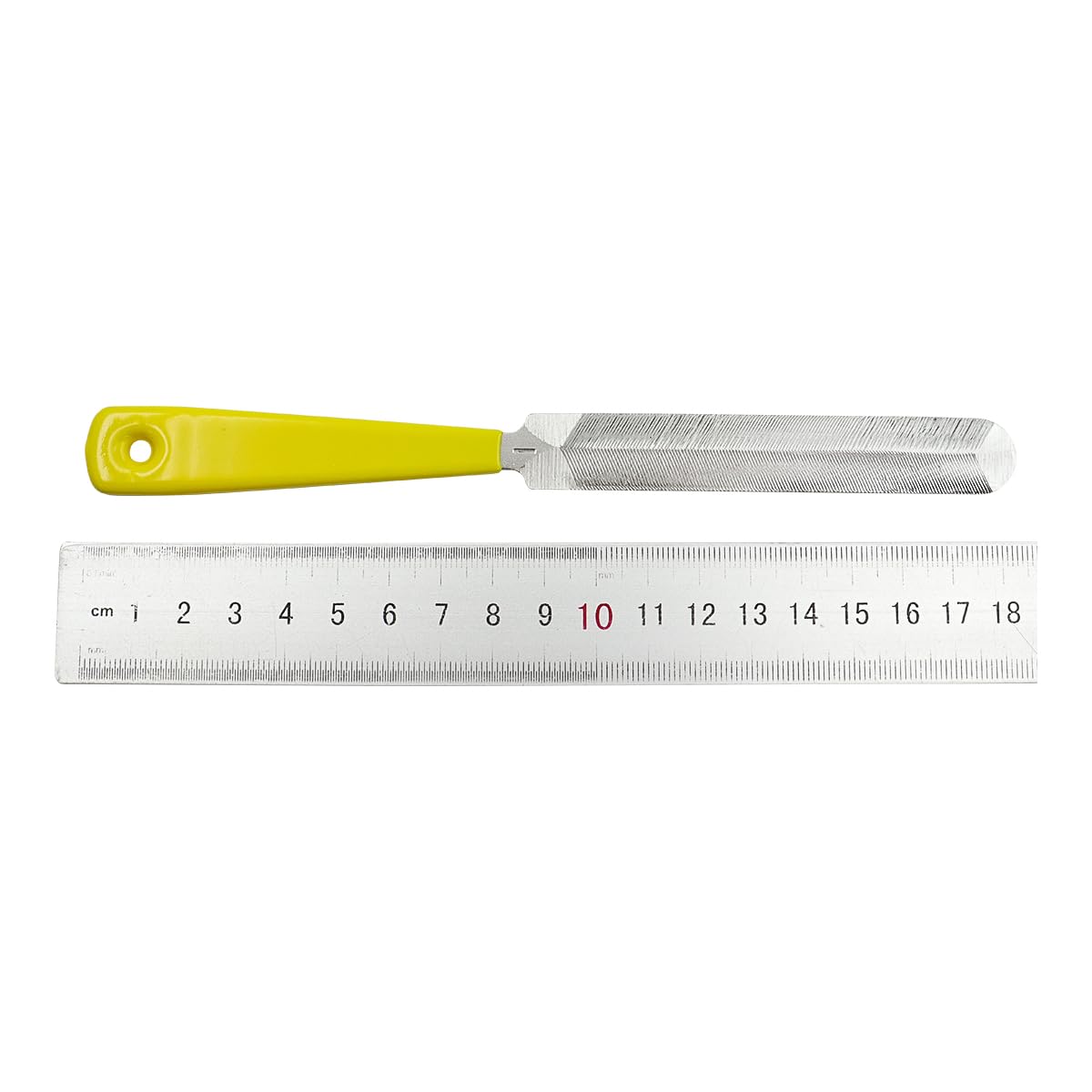 Set di 3 Lime per Dadi per Chitarra, Sega per scanalatura, Set di Strumenti per la Regolazione delle Corde della Chitarra per Chitarra, Ukulele, Basso, Banjo (Arancione, Giallo, Blu)
