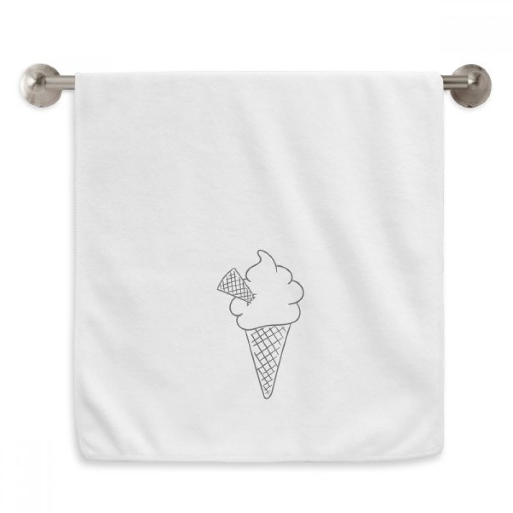 Débarbouillette douce peau sensible serviette visage absorbante blanche