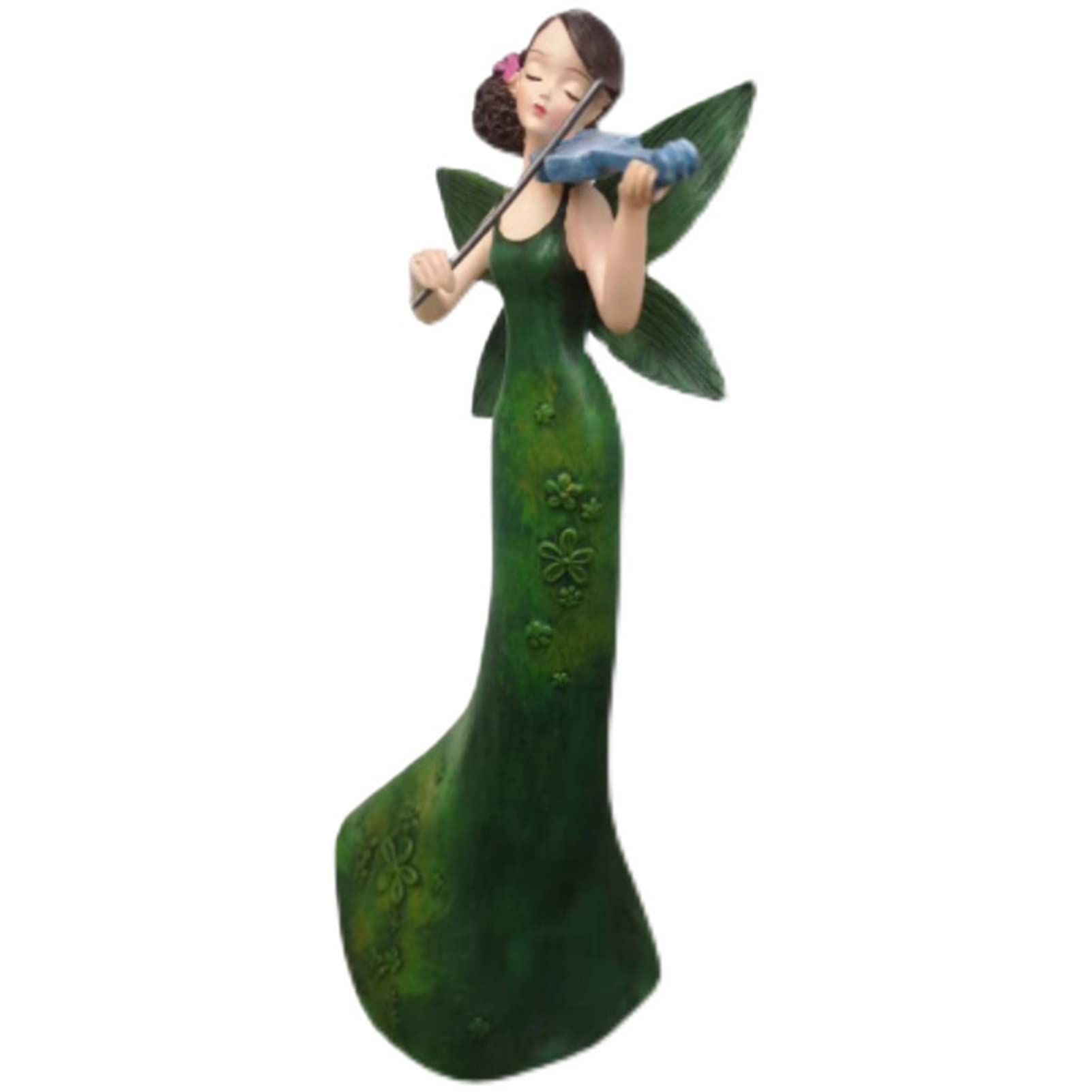 Fleur fée modèle résine et statue d'ange de jardin pour décoration paysage miniature