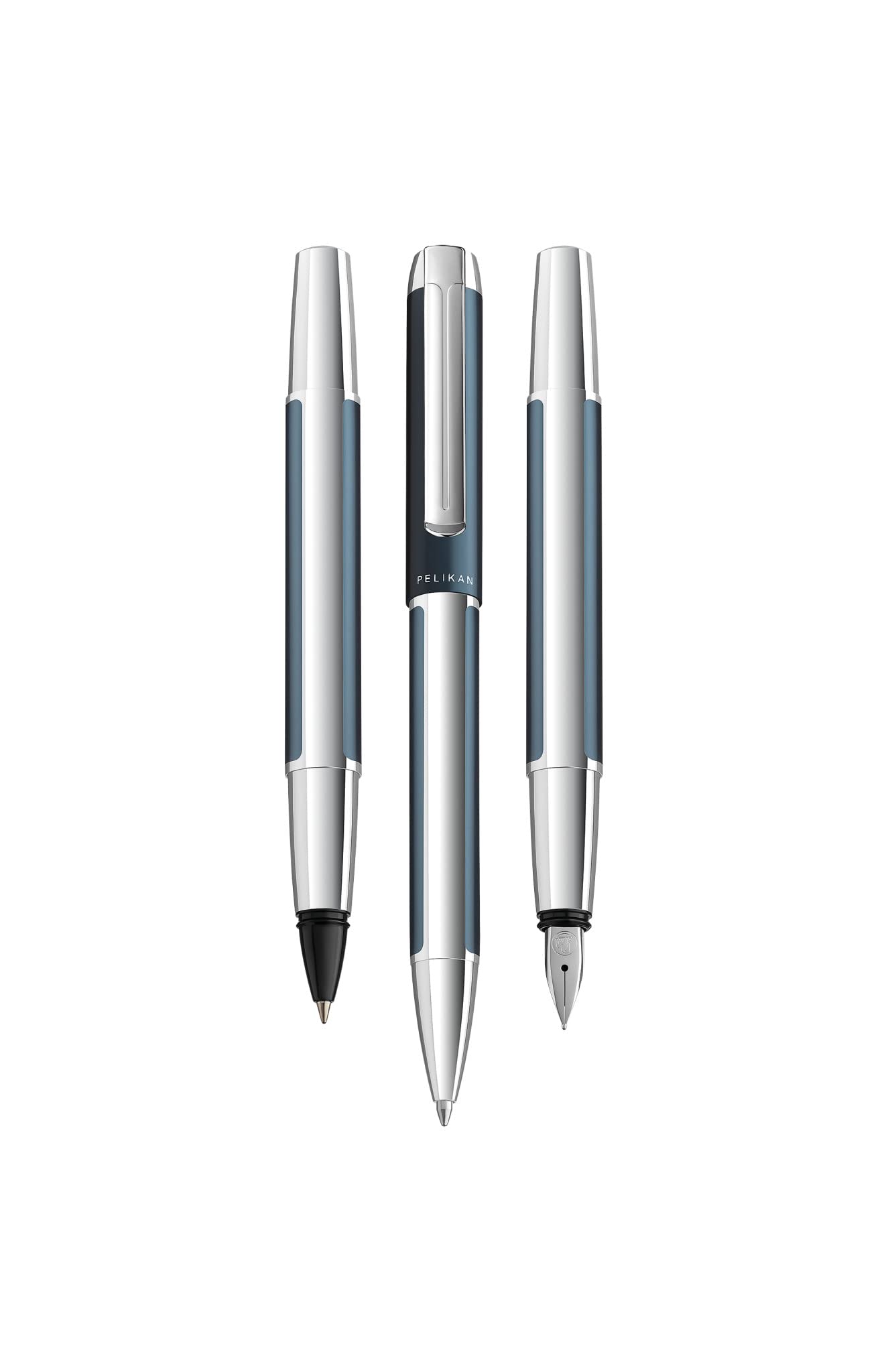 Pelikan Kugelschreiber Pura K40, Petrol, hochwertiger Drehkugelschreiber im Geschenk-Etui, 822695