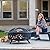 SUNCREAT 42” Patio Fire Pit Wood Burning with Mesh Spark Screen, Bonfire Outdoor firepit with Fireplace Poker, Black