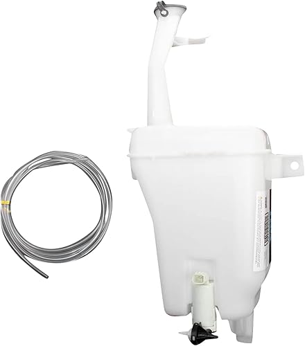 Vista 763 de TRQ Depósito de limpiaparabrisas compatible con Chevrolet Cruze 2016-2019 con luces antiniebla GM1288252 84036025 23365281PFM