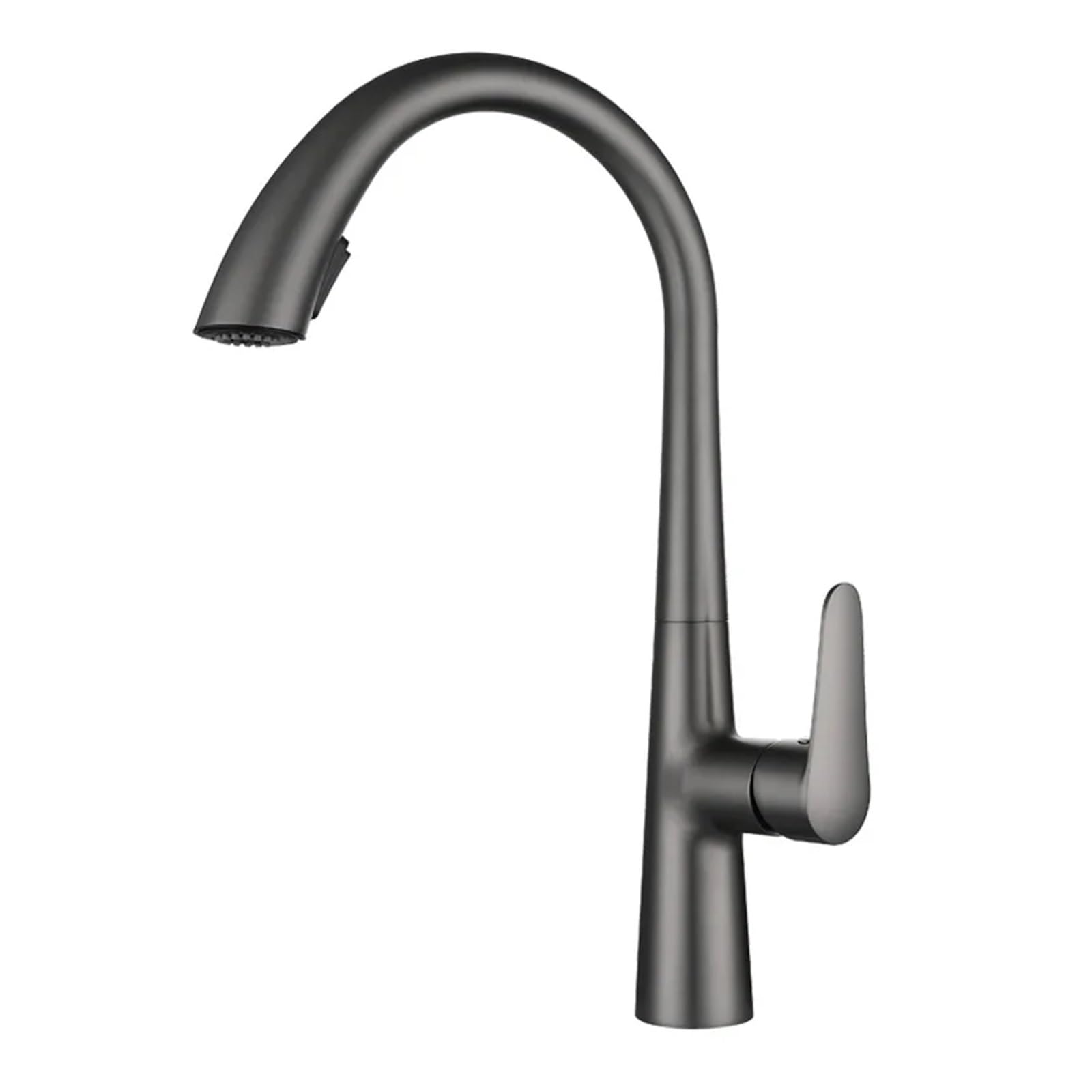 Évier de cuisine gris bronze avec mitigeur chaud froid